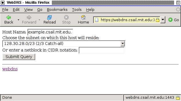 Screen shot of network selection dialog” border